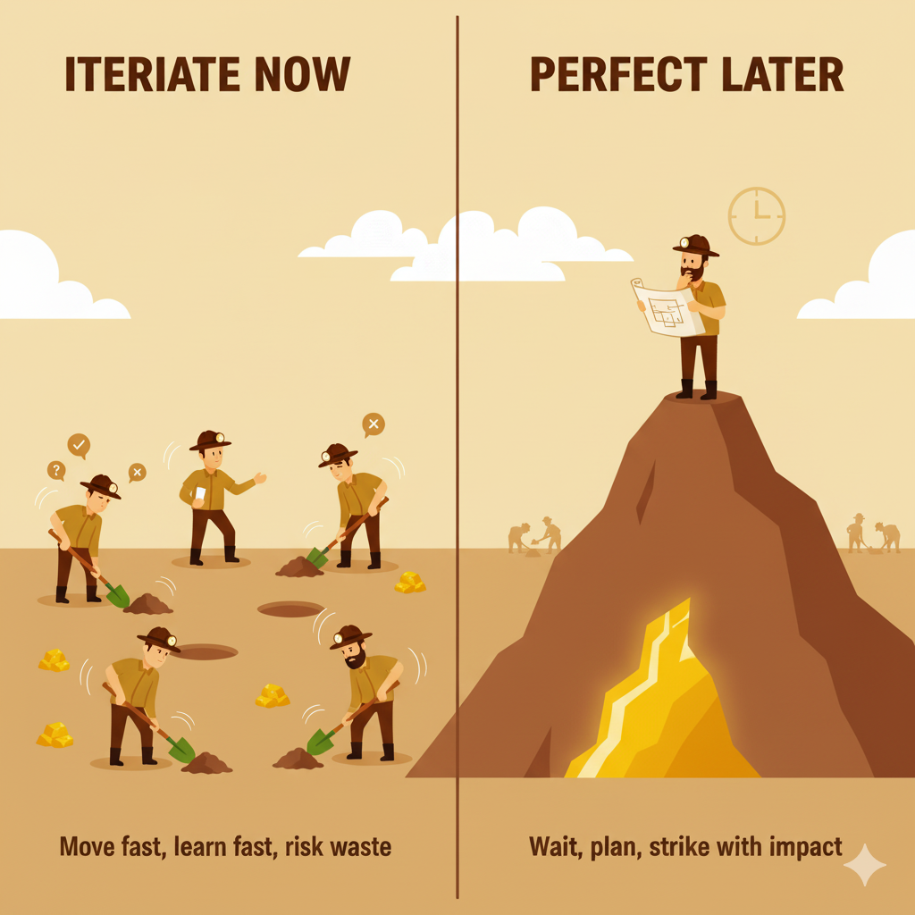 Iterate Now vs Perfect Later