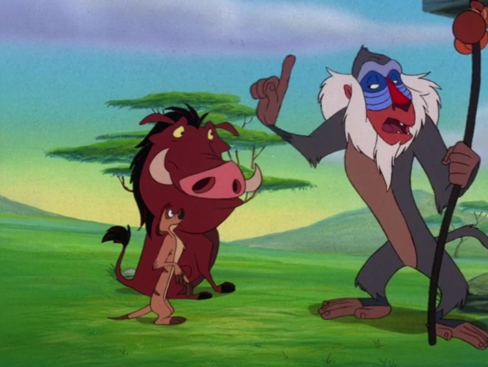 Rafiki, Timon and Pumbaa